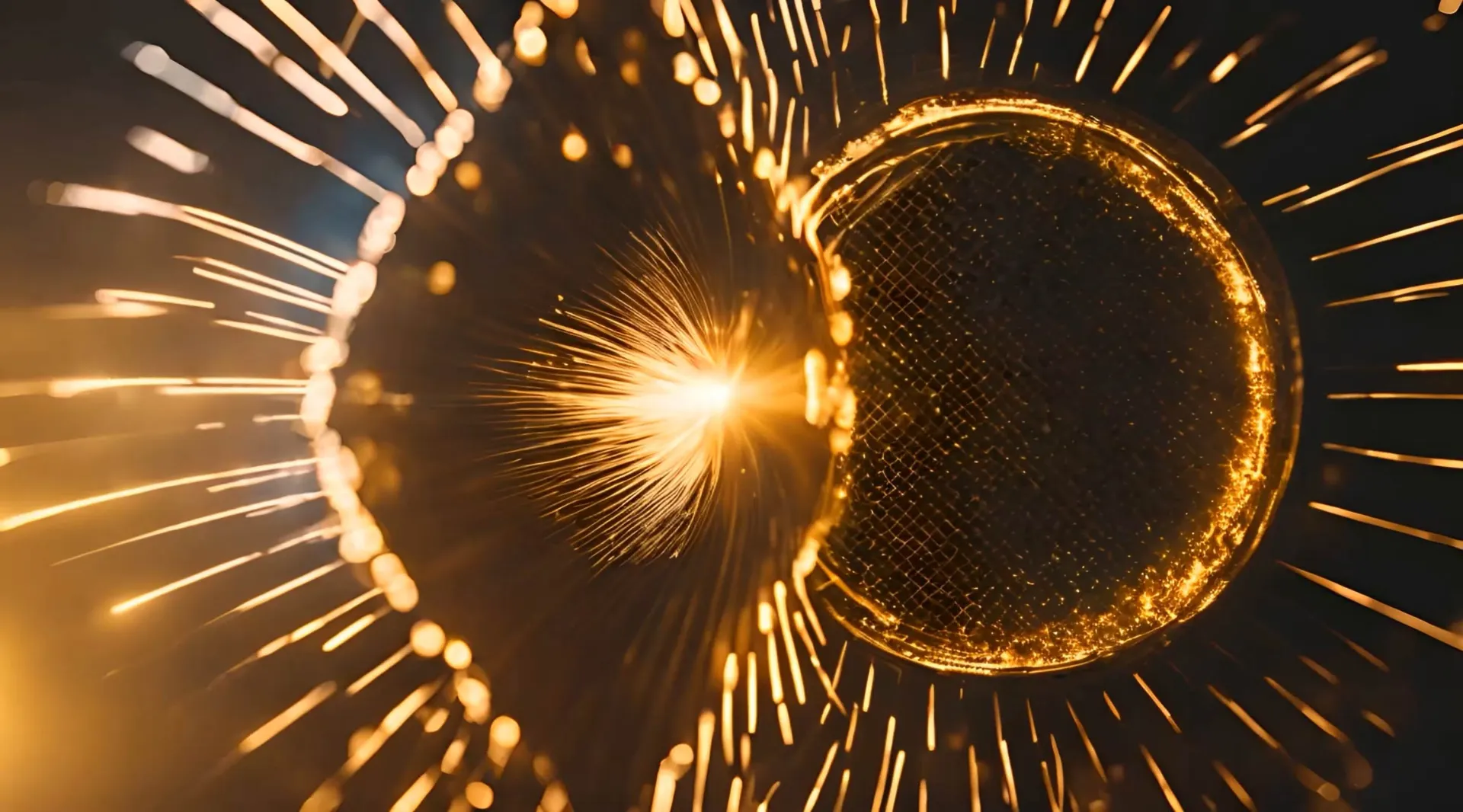 Sparkling Particle Explosion Motion Video Loop